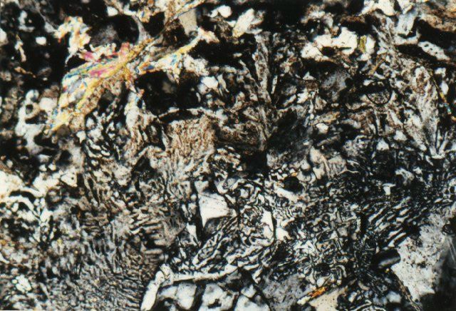 Granit Ganggestein Porphyrit granophyrische Verwachsungen